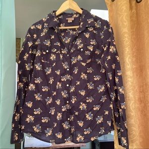 Floral button up